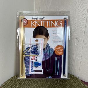Boye Knit Kit I Taught Myself Knitting Book DVD Needles With Accessories